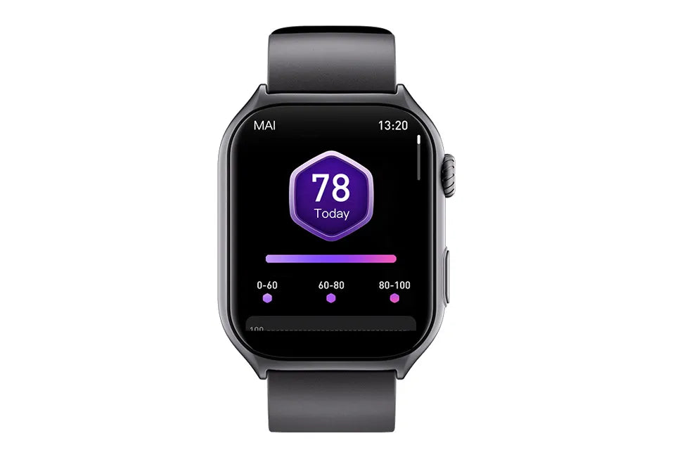 Vlectro Smartwatch 2.0 – Rechteckig – 2 Zoll HD – Telefonieren über Bluetooth – Schwarz