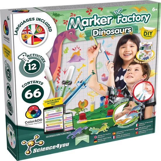 Science4you Marker Factory Dinosaurier