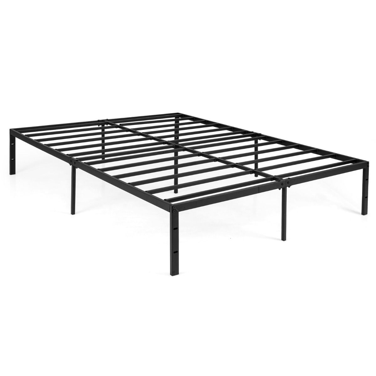 Coast Plattformbett – Metall-Lattenrost – Stauraum unter dem Bett – 160 x 200 cm – schwarz