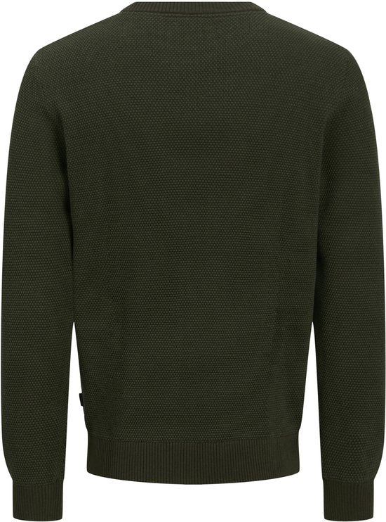 JACK&JONES ESSENTIALS – JJEGLOBE Gestrickter Pullover mit Rundhalsausschnitt für Herren - Größe M