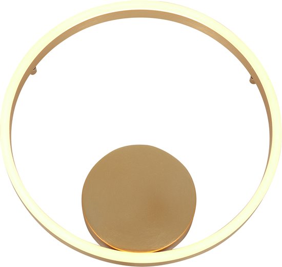 Steinhauer Wandleuchte Mykty - gold - Metall - 40 cm - eingebautes LED-Modul - 3687GO