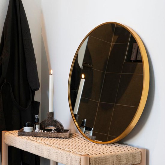 Haus Nordic Mirror Madrid Aluminium Kupfer Ø60cm