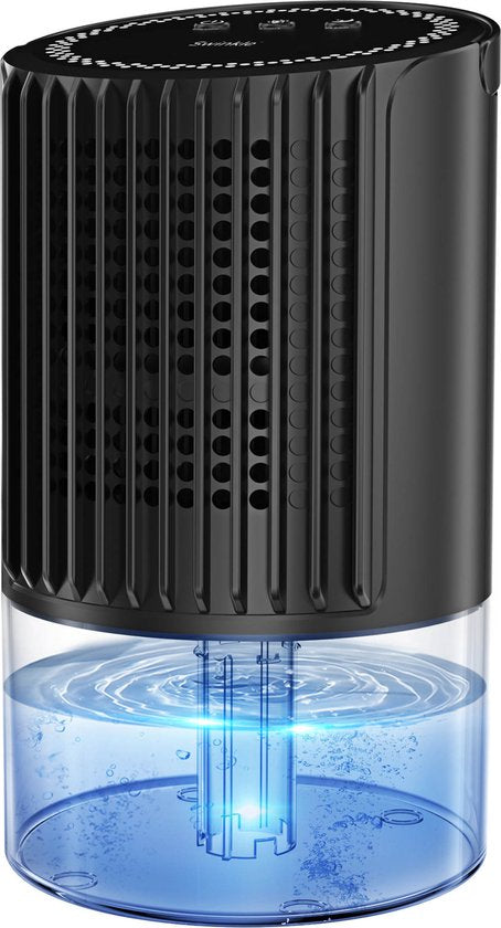 Swinkle® - Luftentfeuchter - Entfeuchtet bis zu 0,35 Liter pro Tag - geeignet für Wohnzimmer, Schlafzimmer, Badezimmer - schwarz