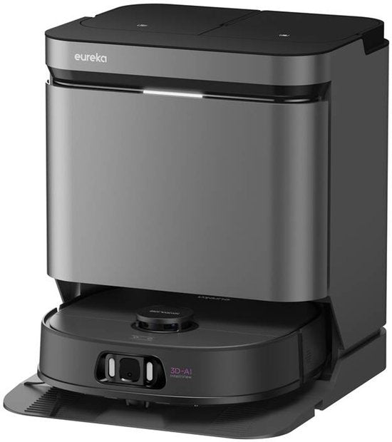Eureka J15 Pro Ultra Black – Staubsaugerroboter mit Wischfunktion – selbstreinigend – intelligente Navigation