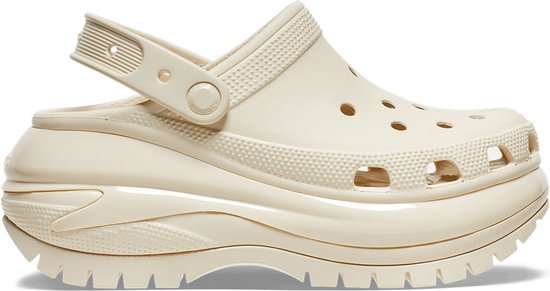 Crocs Mega Crush Clog Unisex – Beige – Größe 39–40 (EU)
