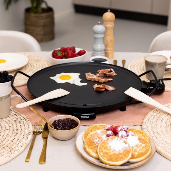 Tristar Griddle - BP-2787 - 2000W - Gourmet, Rundgrill Ø40cm - 4 Personen - PFAS-frei