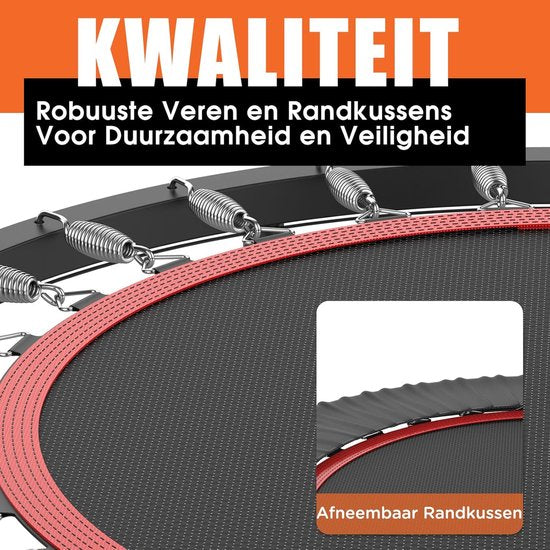DH FitLife Fitness Indoor Trampolin faltbar ohne Montage | Ø102 cm 40 Inch | Belastbarkeit 150 KG | 4 verstellbare Griffpositionen | Stabil und leise für Kinder und Erwachsene