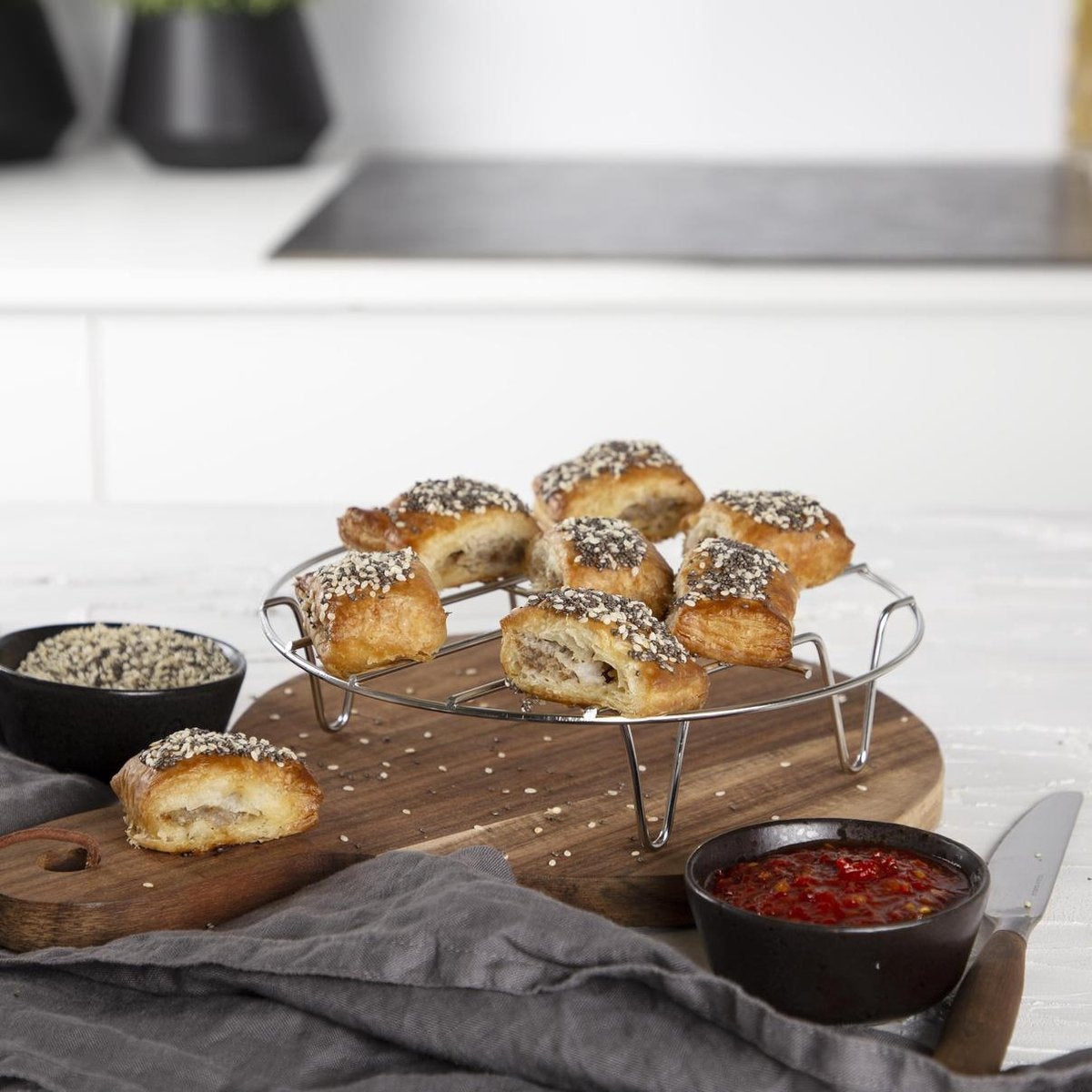 Princess 182012 Airfryer Accessory Set 10-teilig - Zubehör für Heißluftfritteuse - Grillrost - Pizzapfanne - Muffin-Set - Backblech - Untersetzer aus Silikon