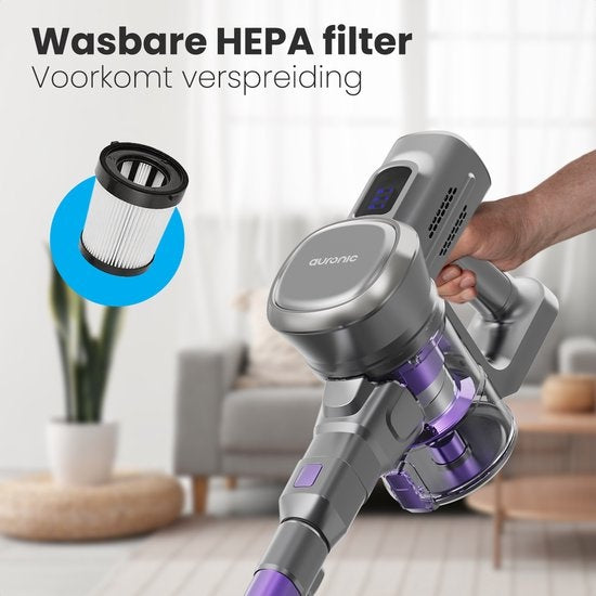 Auronic upright Staubsauger HEPA-Filter - Passend für AU3201 t-m AU3206 - 2 Stück