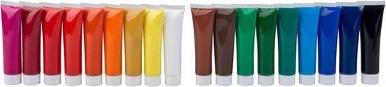 18-teiliges Acrylfarben-Set