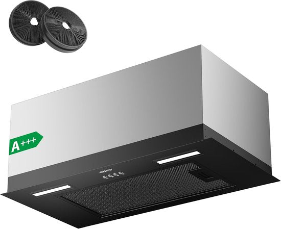 CIARRA CBCB6926A Einbau-Dunstabzugshaube 60 cm – 650 m³/h – schwarz – A+++