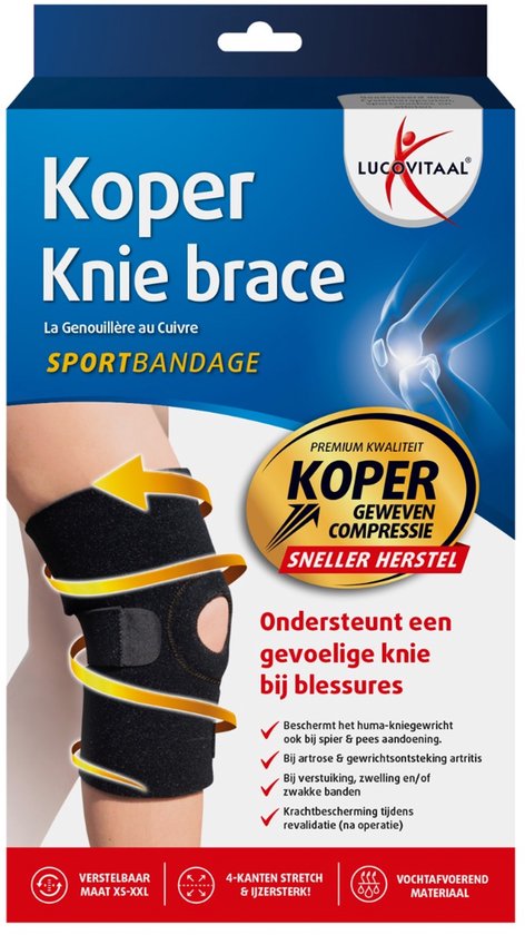 Lucovitaal Kniebandage, kupferfarben