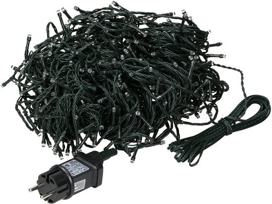 Nampook Weihnachtsbaumbeleuchtung - 18 Meter - 240 warmweiße LEDs - Außenbereich