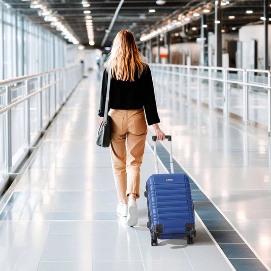 Hartschalenkoffer Set Rom - 3-teilig - ABS - Blau