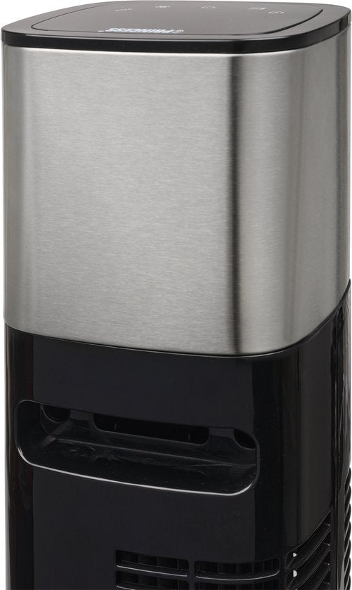 Intelligenter Turmventilator – ohne Flügel – mit App und Fernbedienung – Timer – energieeffizient – Princess 358280 – Schwarz
