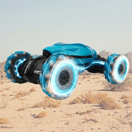 Ferngesteuertes Auto, Stunt-Edition – RC-Auto – Mit Handfernbedienung – Funkgesteuert – Für Jungen und Mädchen – Rennwagen mit 360-Grad-Drehung – Mit zusätzlichem Akku