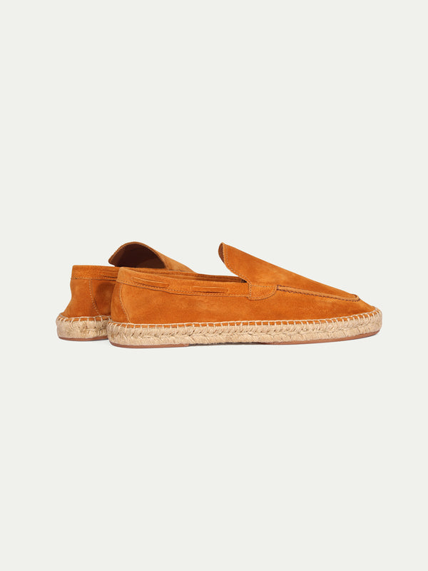 Aurélien Beachside Loafers – Wildleder – Orange – Größe 45