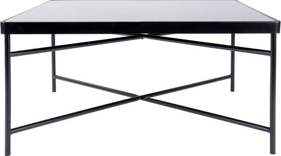 Couchtisch Smooth - Groß - Quadratisch Matt Schwarz - 80x80x40cm