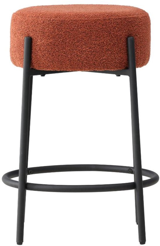 Tucson Barhocker Bouclé rot