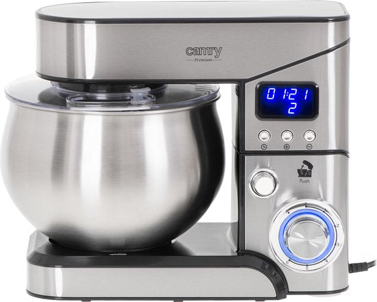 Camry CR 4223 – Küchenmaschine – 2000 Watt – Edelstahl – LCD