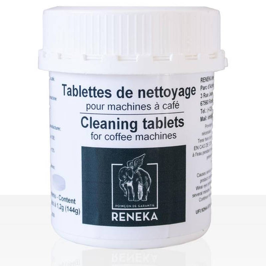 Melitta Reneka Reinigungstabletten für Espressomaschinen und Halbautomaten – 120 Tabletten à 1,2 g
