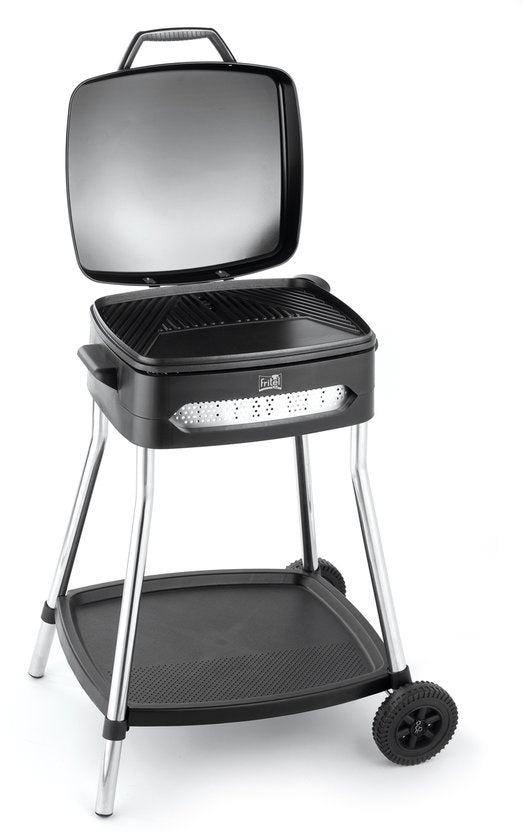 FRITEL Grill BBQ 3278 – Elektrischer Grill / Tischgrill – Große Grillfläche: 40 x 36 cm – 2000 W – Abnehmbare Grillplatte + Untergestell