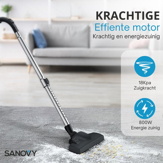 Sanovy ProPower-9100+ Staubsauger - beutellos - 3L - Kompakt - Blau