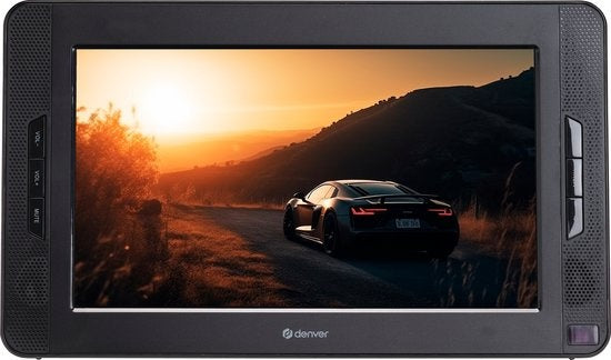 Denver Tragbarer DVD-Player für das Auto - 10 Zoll - 2 Bildschirme - inkl. Kopfstützenhalterung - USB - MTW1098