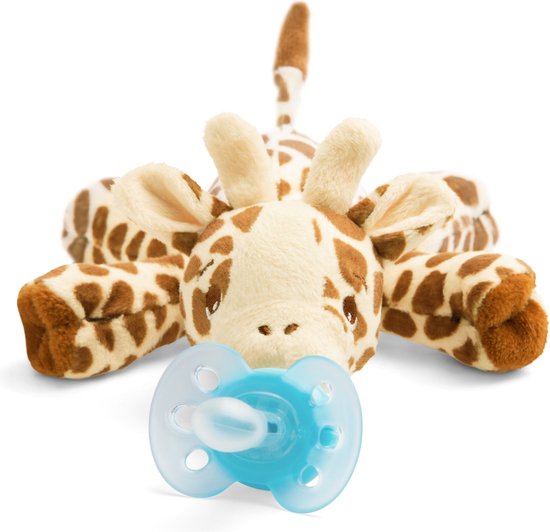 Philips Avent Kuschelschnuller - 0 bis 6 Monate - 1 Schnuller - Giraffe