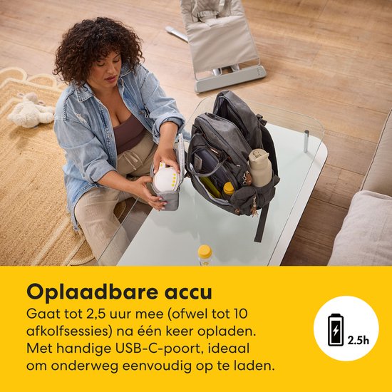 Medela Motion InBra™ – Elektrische Einzelmilchpumpe – Tragbar und diskret – Effizient und komfortabel – Inklusive Einlagen