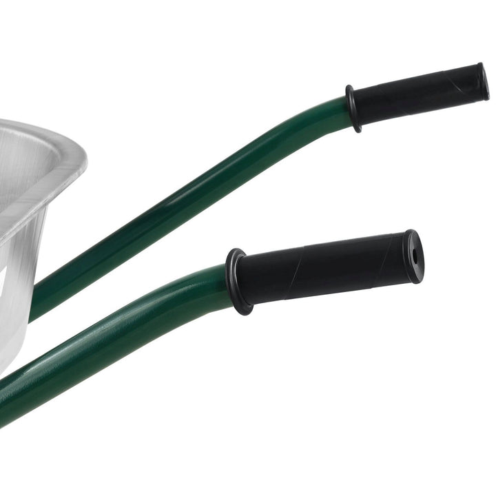 Juskys Schubkarre - 100L - 210 KG Kapazität - Silber