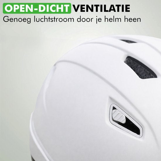 Travelhawk Skihelm - Snowboard-Helm - Skihelm - Unisex - Weiß - L