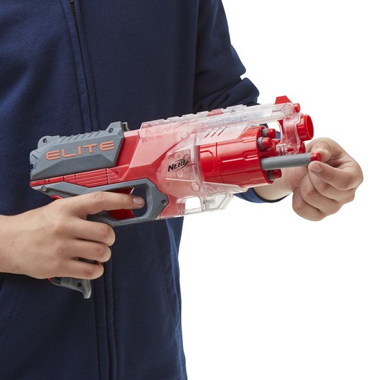 NERF Elite Disruptor – Transparent/Rot