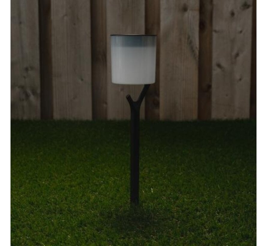 Solar-Außenleuchte – 1 lm – 2700 K – IP44 – Weiß