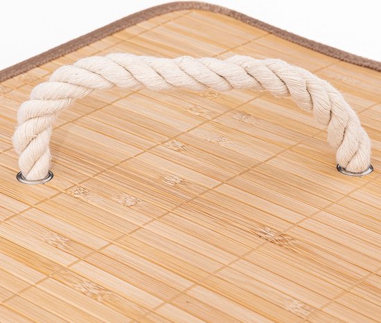 Wäschekorb aus Bambus, Eckmodell, 48 Liter – Laundry Basket Corner