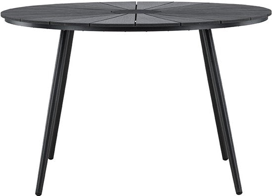 San Vito Gartentisch Ø 120 cm, schwarz
