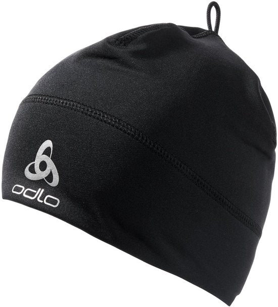 Odlo Polyknit Handschuhe und Mütze Set - Schwarz - Größe M