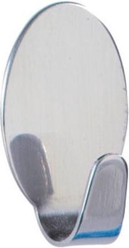 Wenko Wandhaken „Zwerg“, 2,6 cm, Edelstahl, matt-silber, 2 Stück