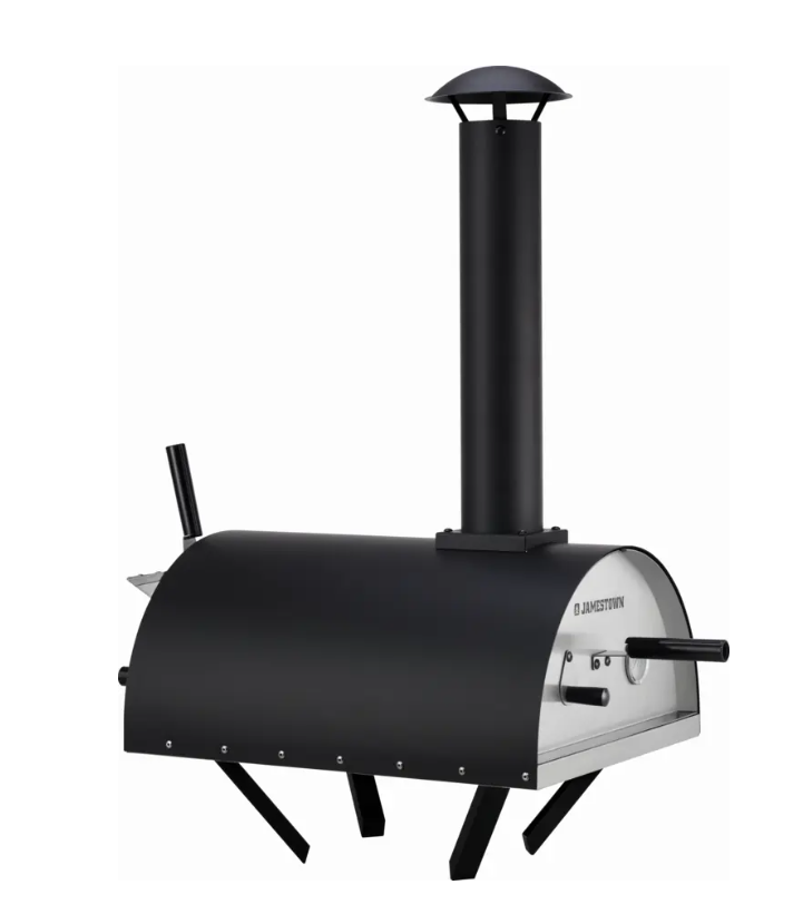 Jamestown Franky Pizzaofen – 83 x 41 x 81 cm – Schwarz