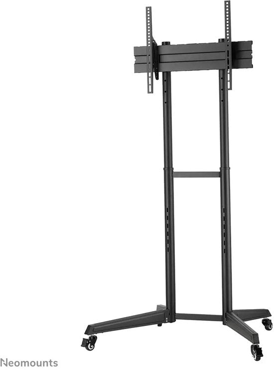 Neomounts FL50-540BL1 mobiler TV-Bodenständer – 37–70" – Höhenverstellung 128,5–145 cm – schwarz