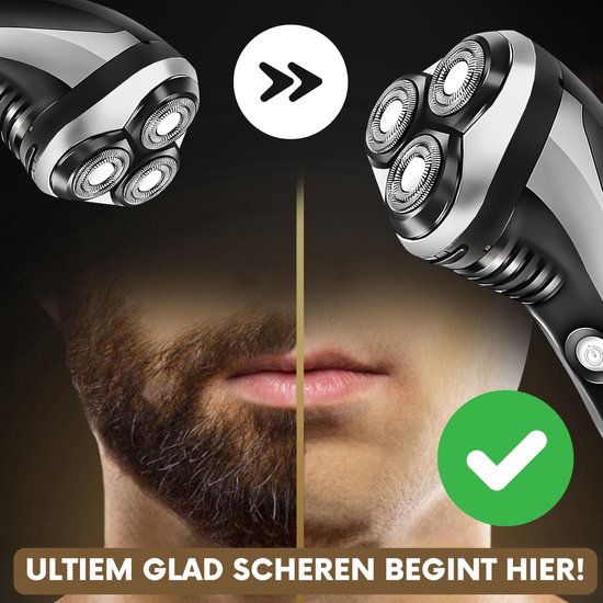 2-in-1-Rasierer mit Trimmer für Männer S1111 - Sansbeauté® - Nass & Trocken - Präzisionstrimmer - Elektrisch - Elektrischer Rasierer - Wasserdicht