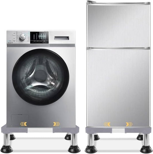 LUFT Waschmaschinenerhöhung - Waschmaschinenunterbau - Schrank - Geeignet für Trockner, Kühlschrank, Geschirrspüler und Gefrierschrank - Für Bosch, Samsung, Miele, AEG, LG, Haier - Verstellbar