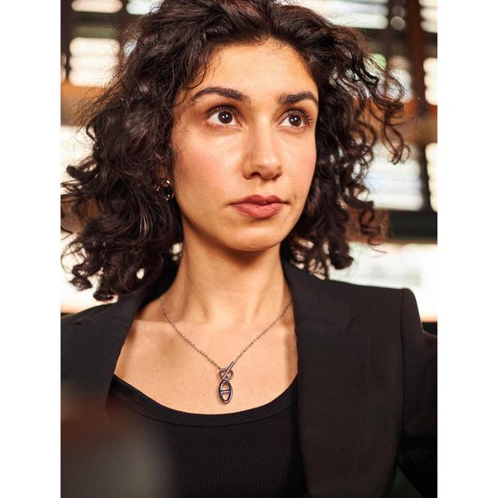 Laura Ferini Damenhalskette Legato Silber - Silberkette mit Anhänger - 18K Weißgold vergoldet - Halskette - Halskette - Schmuck - Accessoires - Damenhalskette mit Anhänger