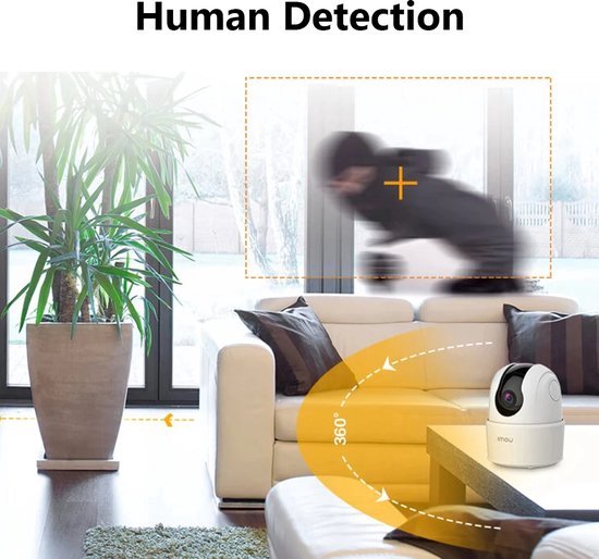 Imou Ranger 2C – Intelligente 1080p-Überwachungskamera mit Personenerkennung, Nachtsicht und kabellosem WLAN für die Heimsicherheit