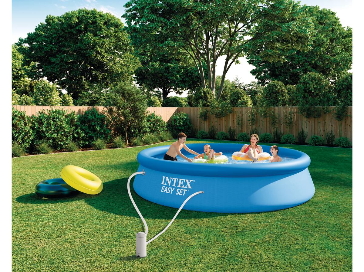 Intex Easy Set-Schwimmbecken – inklusive Filterpumpe – Maße 366 x 76 cm