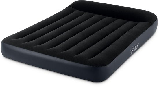 Intex Pillow Rest Classic Luftmatratze mit integrierter Pumpe – 191 x 137 x 25 cm