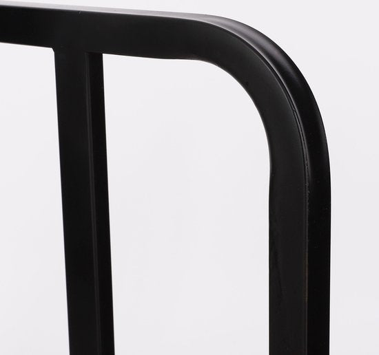 Mica Decorations Celo Lounge Bank - L122 x B83 x H78 cm - Metall - Schwarz