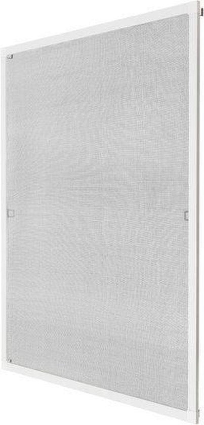 tectake - Fliegengitter für Fenster - 120x140 cm - Weiß - 401206