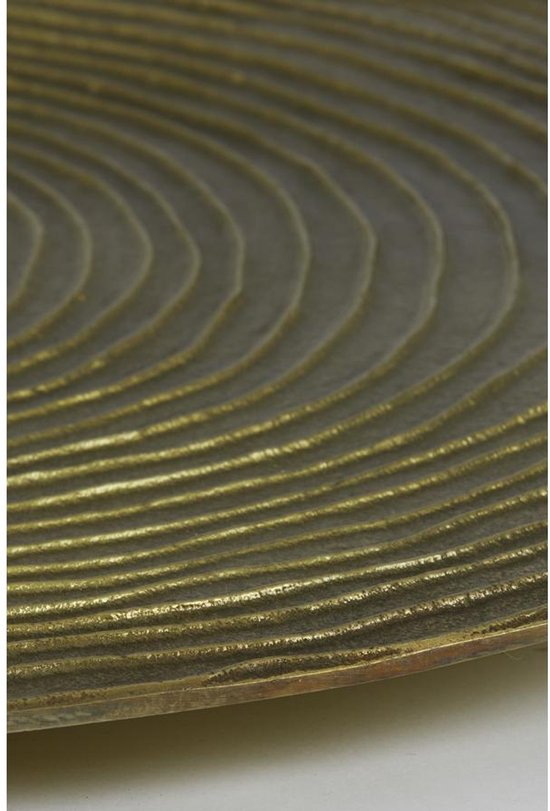 Licht & Wohnen - Uhr Cervino Gold - Metall Gold - 0x58x58cm (hxbxd)