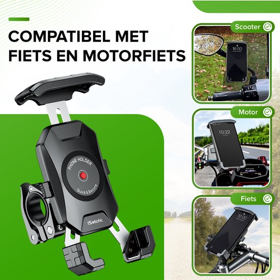 iSetchi Telefonhalter - Auto - Magnetisch - Metall - Off-Road